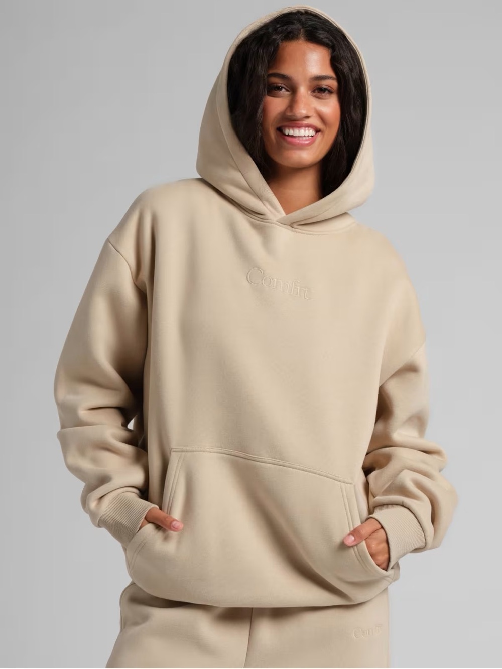 Comfrt Signature Hoodie - NWOB - Almond - M